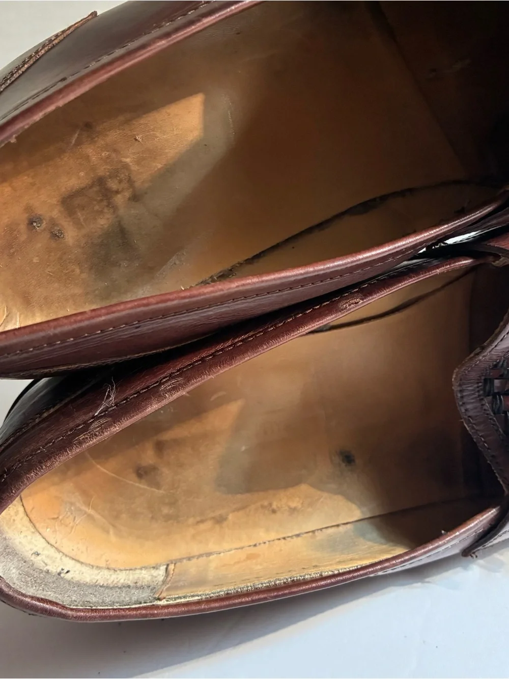 Johnston & Murphy Dark Brown Woven Tassel Loafers Men’s Size 10.5